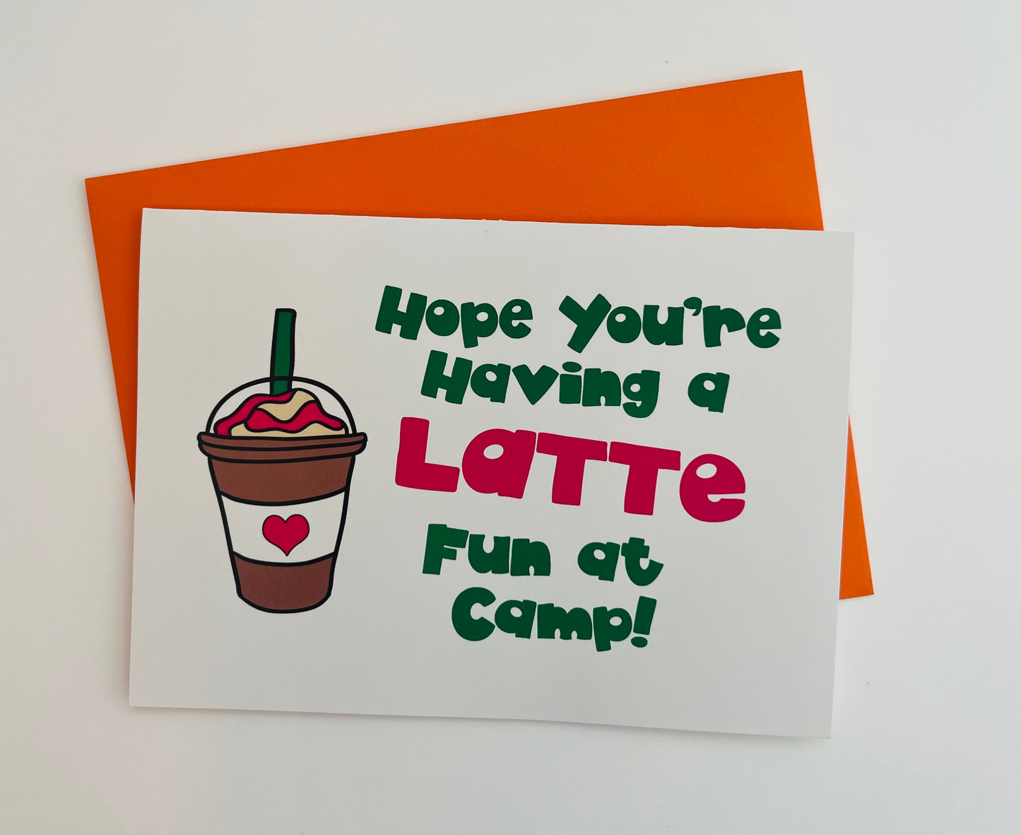 Charm Collection: CAMP LOVE- Pack of 5 greeting cards with 2 shoe charms