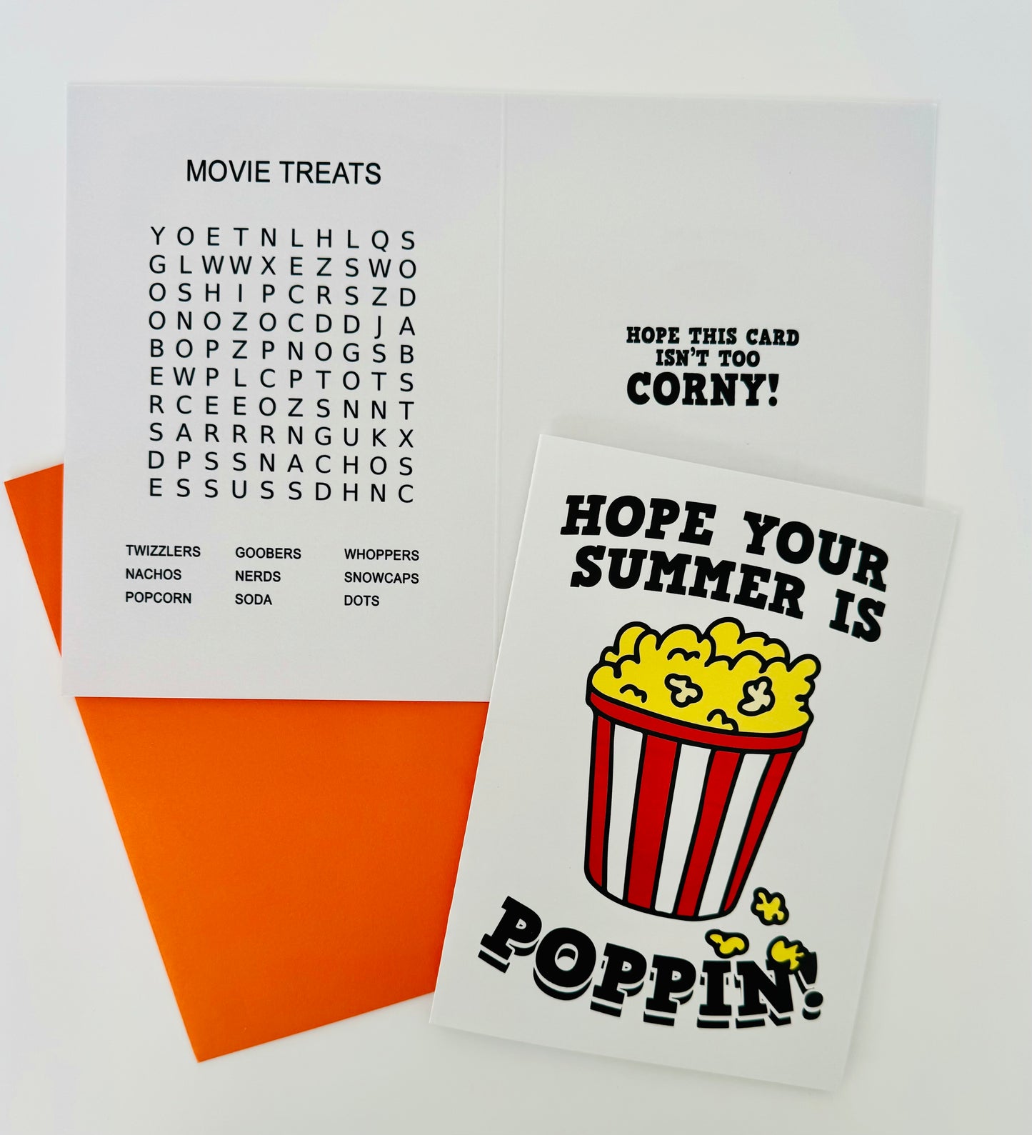 GRANDPARENT'S SUPREME PACK-Summer Camp Greeting Cards Set of 8  Includes 2 scratch off jokes