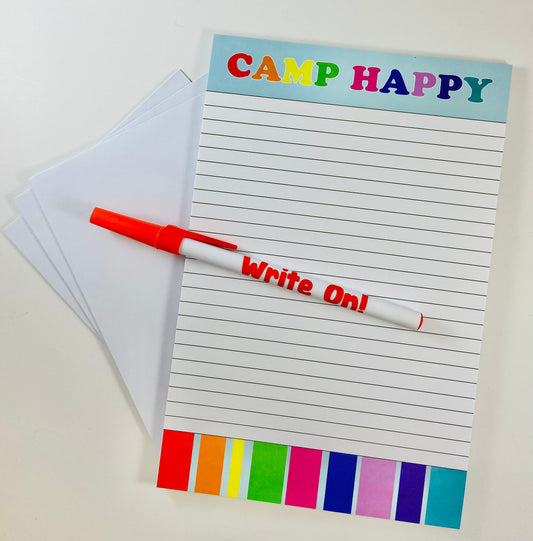 Camp Happy Stationery Set